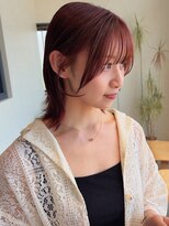ヘッズ 高木瀬店(HEADS)&nbsp;顔周りカット 暖色カラー 髪質改善 艶髪 前髪カット レイヤー