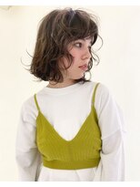 ネオリーブカフ 鶴ヶ峰店(Neolive caff)&nbsp;neolive/くせ毛風ヘルシーボブ×ヌーディ―ベージュ