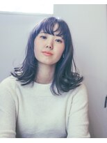 ニコル(Nicoru*)&nbsp;外ハネミディスタイル×ショコラアッシュ