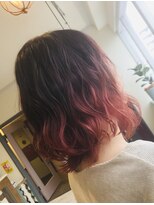 プリンス マツヤマ(Hair Salon Prince Matsuyama)&nbsp;レッドオレンジ