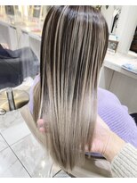 アッシュ 大宮店(Ash)&nbsp;髪質改善で出来るホワイトベージュバレイヤージュ☆