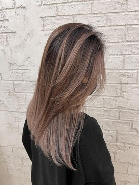 プライズ 池袋店(prize) バレイヤージュエモージュグレイピンクシャドールーツ2158