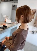 ミニボブ×ラインボブ×シナモングレージュ×俺のボブ