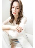 【サングース東海林】透明感かきあげロング×ニュアンスカラー