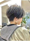 大人可愛い20代30代40代前下がりショート_ボブ【GRAFF蔵前】