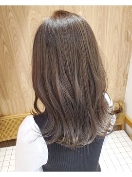 トリート 市川店(TREAT) パールベージュ×くびれヘア*_市川