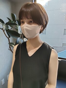 ブルー(Blue) Blue～サイドバング　8トーンオリーブベージュ～