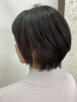 ムース 福島市店(Mousse-88-)&nbsp;小顔 ひし形 ショートボブ
