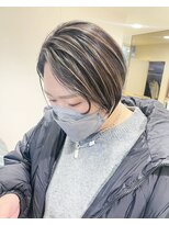 ブラウン(Brown)&nbsp;コントラストハイライト/ハイライトベージュ