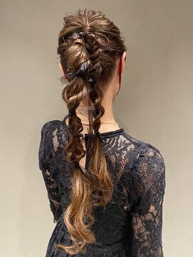 ロゼッタプラス(ROSETTA+) ツインポニーアレンジヘアセット