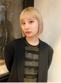 【TICK-TOCK】ミニボブ×ブロンドヘアー