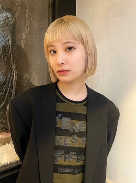 チックタック トアウエスト(TICK-TOCK Torwest) 【TICK-TOCK】ミニボブ×ブロンドヘアー