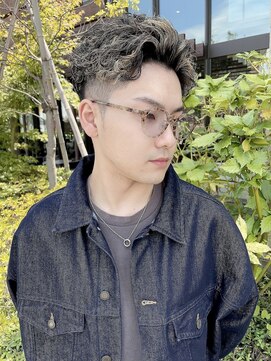 ヘアークルーズピース (hair cruise Piece) かきあげリバースパーマ×ハイライト