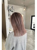ピンクバレイヤージュ