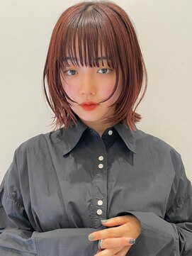 トルネード(TORNADO) フェイスレイヤーウルフボブ　バイオレット t911