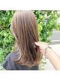 艶髪髪質改善_ハイトーンオリーブベージュ