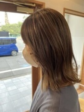 ルーフ 用賀(ROOF) ナチュラルハイライト【ROOF用賀】#髪質改善トリートメント