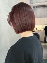 アイティー バイ アルバム 浦和店(IT by ALBUM)&nbsp;ミルクティーピンクデザインカラーフレンチカジュアル_ba499861