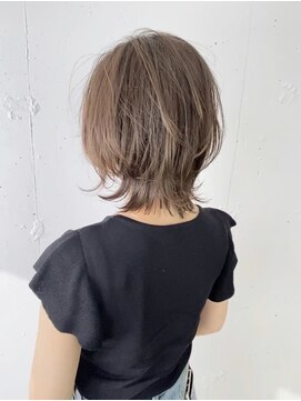 ダブルトーキョー シブヤ(W-TOKYO SHIBUYA) ハイライトグレージュ×ネオウルフボブウルフ　ウルフカット