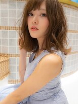 エル バイ ロンド 関(elle by Lond)&nbsp;外はねが可愛いゆるふわボブ