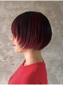 【レッド×ダークネイビーのツートーンカラー】佐野
