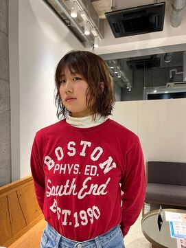 ミリ(milli Produce by ITAKURA) 朝ラクボブパーマ（ブリーチ履歴あり）