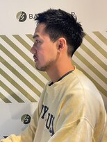 バーバーバー アカバネ(BARBER-BAR AKABANE) 男らしさ際立つベリショ クルーカット/ナチュラルフェード#2