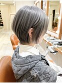 20代30代40代ショート　似合わせカット　デザインカラー