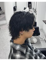 ブライト(BRIGHT)&nbsp;センターパートウルフツイストスパイラルパーマ