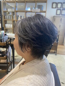 モア ヘアデザイン バイ オリジンズ つくばみどりの店(moA hair design by Origins) #ミセスショート