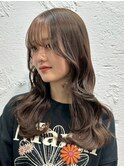 12805マロンベージュ黒髪グレージュ髪質改善韓国ワンホンヘア