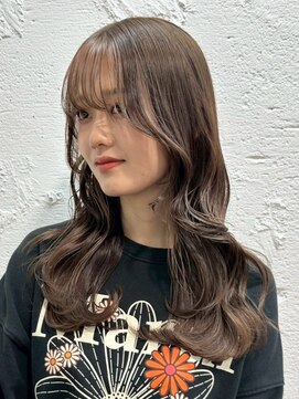 ベレーザ 渋谷(BELEZA) 12805マロンベージュ黒髪グレージュ髪質改善韓国ワンホンヘア