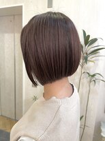 ルーム 郡山店(ROOM)&nbsp;ドライヤーで簡単に◎髪質改善縮毛矯正×切りっぱなしボブ
