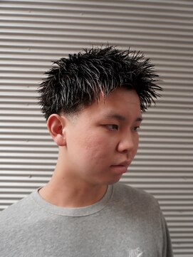 メンズグルーミングナンバーナイン(MEN'S GROOMING NUMBER NINE) フェードスパイキー/メンズカット/姫路
