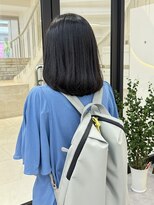 エブリ(evri) 「evri」黒髪　ワンカールミディアム　毛先パーマ