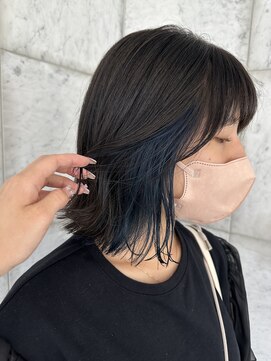 ニューヨークニューヨーク 垂水店(NYNY) インナーカラーｘイヤリングカラーｘフェイスフレーミング