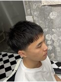 テーパーフェードショートスタイルR