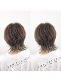エアリー感のあるウルフカット