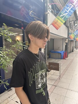 ティーヘア(t.hair) 爽やかメンズカット/センターパート/フェード/ビジネス/刈り上げ