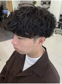 横浜シャドウパーマ緩めスパイラルパーマルーズパーママッシュ◆