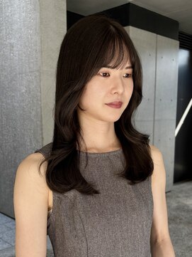 ローネス(LONESS) ミディアムレイヤー/レイヤーカット/ブラウンベージュ