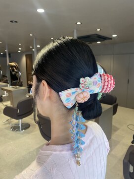 ショコララテ 20代30代和装ヘアスタイル