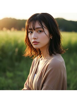 ライクバイコトナ 越谷(RIKE by kotona) 小顔ワンカールミディアムレイヤーボブ10代20代30代40代