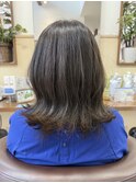 新規お得クーポンあり【見附　今町】外ハネオリーブカラー