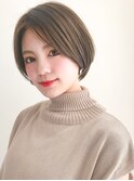 ♪グレージュインナーカラーショートカットショート髪質改善ケア