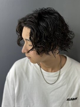 スパイラルパーマ<理容室>[メンズ/シェービング/床屋/銀座]