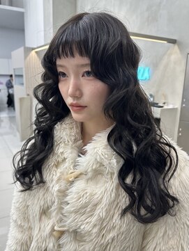 ザザ ZA/ZA 茗荷谷 透明感地毛風カラー/髪質改善