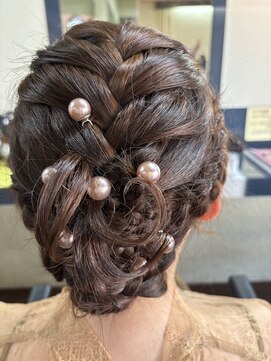 ヘッドショップパワープラス 結婚式のお呼ばれヘアセット♪/結婚式ヘアセット/ブライダル