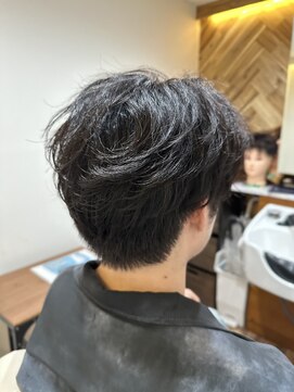 スウェル 船橋店(Swell) MEN’S HAIR/サーフカール/刈り上げセンターパート/船橋