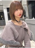 学割U24 韓国風 ウルフ フェイスレイヤー 顔周り 前髪